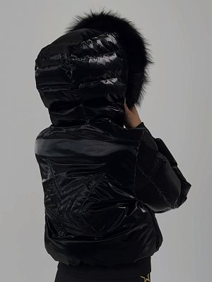 Превью Женская горнолыжная куртка Куртка горнолыжная HIGH SOCIETY Victoria Nebula Black